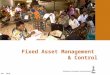 Fixed Asset Management  & Control