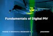 Fundamentals of Digital PIV