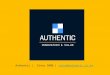 Authentic |  Since 2008 |  sales@authentic.co.ke