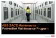 ABB SACE Maintenance  Preventive Maintenance  Program