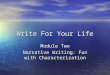Write For Your Life