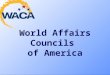 World Affairs Councils  of America