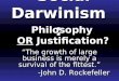 Social Darwinism: