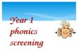 Year 1   phonics   screening
