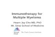 Immunotherapy for  Multiple Myeloma