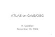 ATLAS on Grid3/OSG
