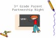 3 rd  Grade Parent Partnership Night