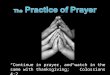 The  Practice of Prayer