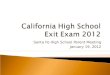 California High School Exit Exam 2012
