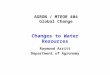 AGRON / MTEOR 404 Global Change