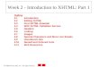 Week 2 - Introduction to  XHTML: Part 1