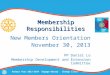 Membership Responsibilities
