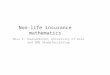 Non-life insurance mathematics