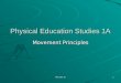 Physical Education Studies 1A