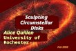 Sculpting  Circumstellar  Disks