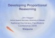 Developing Proportional Reasoning