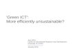 Green ICT': More efficiently unsustainable?