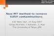 New MT method to remove  SUSY contaminations