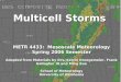 Multicell Storms