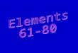 Elements 61-80