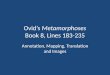 Ovid’s  Metamorphoses Book 8, Lines 183-235