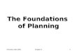 The Foundations  of Planning
