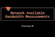 Network Available Bandwidth Measurements