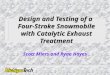 Design and Testing of a  Four-Stroke Snowmobile with Catalytic Exhaust Treatment