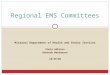 Regional EMS Committees