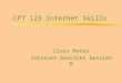 CPT 123 Internet Skills