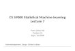 CS 59000 Statistical Machine learning Lecture 7