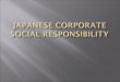Japanese Corporate Social Responsibility