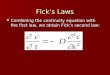 Fick’s Laws