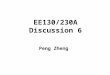 EE130/230A Discussion  6
