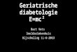 Geriatrische diabetologie E=mc²