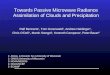 Towards Passive Microwave Radiance Assimilation of Clouds and Precipitation