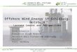 Offshore Wind Energy in Schleswig-Holstein Lessons Learnt and Perspectives