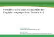 Performance-Based Assessment for English Language Arts: Grades K–5