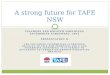 A strong future for TAFE NSW