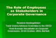 The Role of Employees  as Stakeholders in Corporate Governance