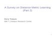 A Survey on Distance Metric Learning (Part 2)