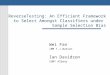 ReverseTesting: An Efficient Framework to Select Amongst Classifiers under  Sample Selection Bias