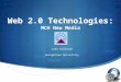 Web 2.0 Technologies: MCH New Media