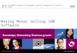Making Money Selling IBM Software