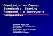 Commission on Cancer Standards:  Staying Prepared – A Surveyor’s Perspective