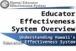 Educator Effectiveness System Overview