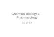 Chemical Biology 1 â€“ Pharmacology