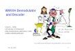 WWV/H Demodulator  and Decoder