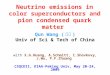 Neutrino emissions in color superconductors and pion condensed quark matter