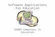 Software Applications For Education